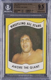 1982 Wrestling All-Stars Series A #1 Andre the Giant Rookie Card – BGS GEM MINT 9.5